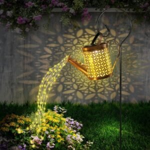 Solar Watering Can Lights for Garden