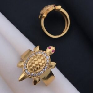 Golden Tortoise Prosperity Ring