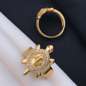 Auspicious Lord Ganesh Tortoise Ring