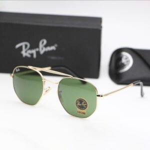 Ray-Ban Hexagonal Flat Lenses Sunglasses with G-15 Green Lenses