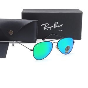 Ray-Ban Aviator Tech with Blue Reflective Lenses