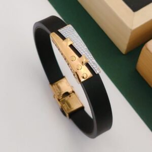 Golden Arrow Silicone Bracelet